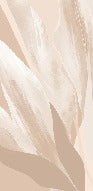 Carta da parati con motivi floreali beige