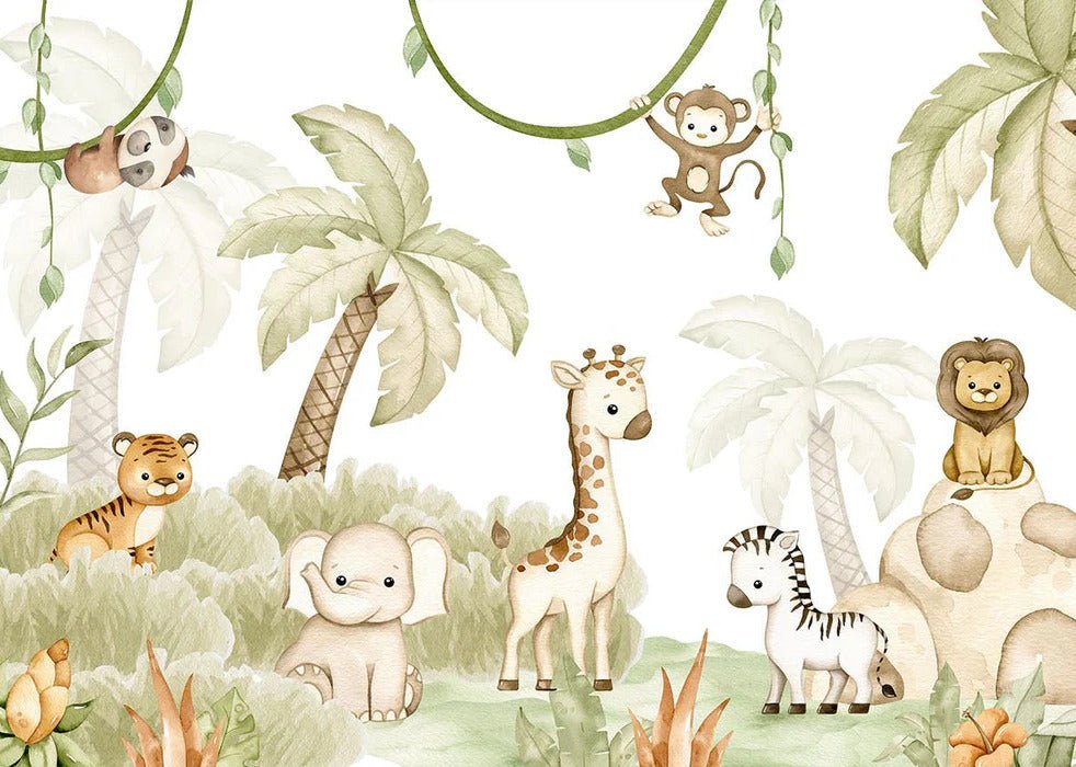 Carta da parati animale Savannah e morbidezza