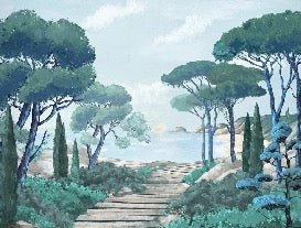 Carta da parati passeggiata nei torrenti