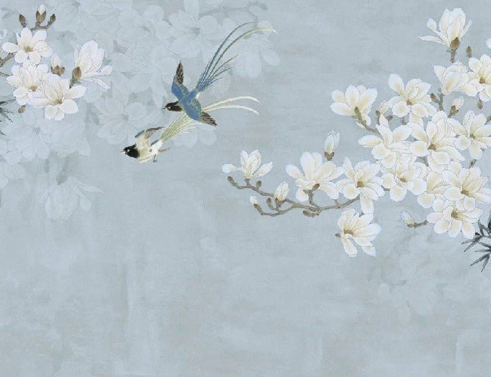 Carta da parati Floral Bird