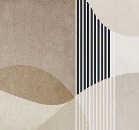 Carta da parati con forme creative