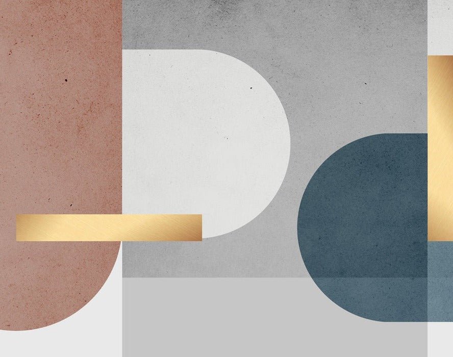 Carta da parati grafica in cemento