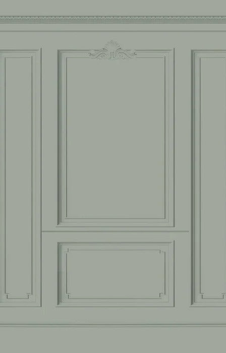 Carta da parati Haussmann Verde grigio