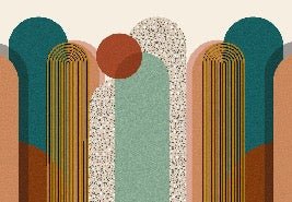 Carta da parati Art pop decorativa grafica di tendenza