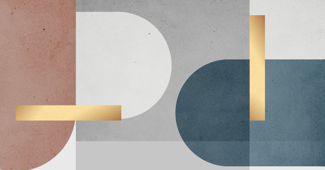 Carta da parati grafica in cemento