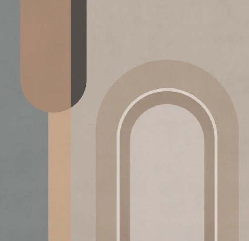 Carta da parati architettonica di tendenza per uffici