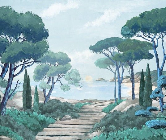 Carta da parati passeggiata nei torrenti