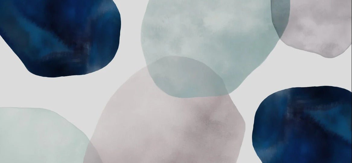 Carta da parati cerchio astratto acquerello