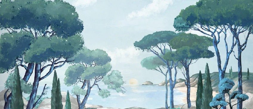 Carta da parati passeggiata nei torrenti