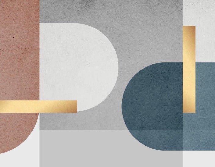 Carta da parati cemento grafico