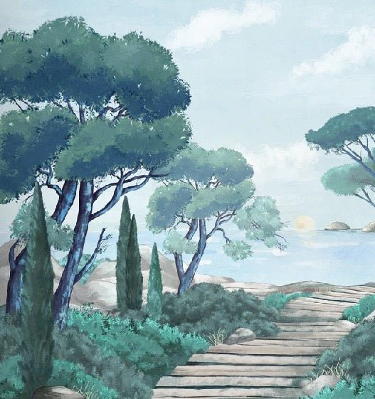 Carta da parati passeggiata nei torrenti