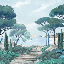 Carta da parati passeggiata nei torrenti