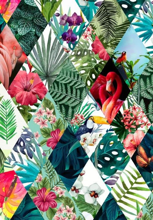 Carta da parati Jungle Mosaic