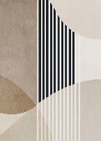 Carta da parati con forme creative