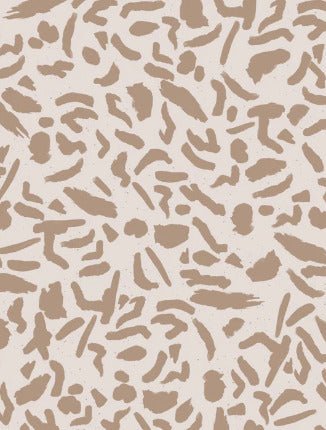 Carta da parati artistica beige