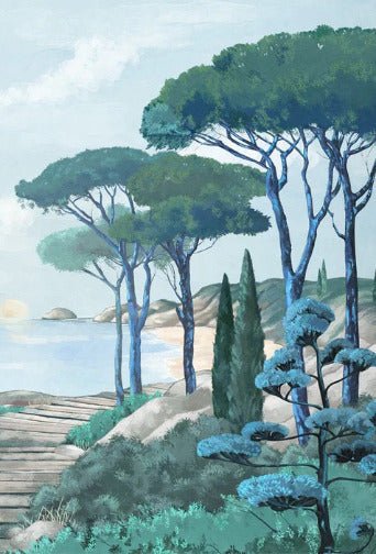 Carta da parati passeggiata nei torrenti