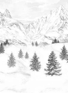 Carta da parati Aiguilles d'Arves