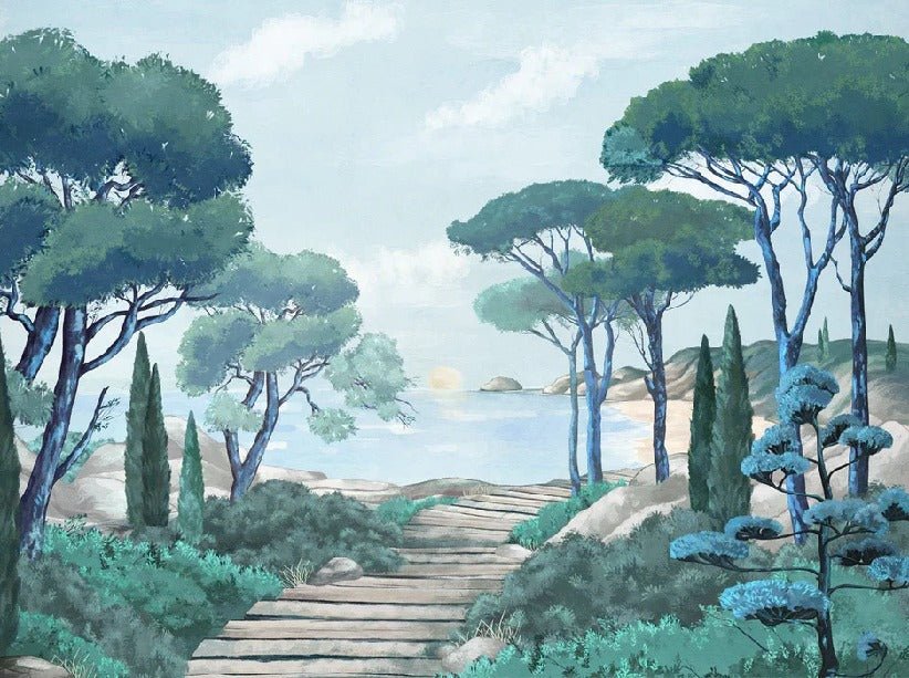 Carta da parati passeggiata nei torrenti