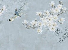 Carta da parati Floral Bird