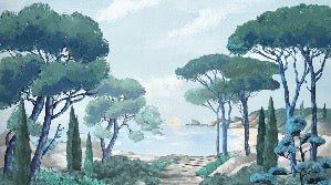 Carta da parati passeggiata nei torrenti