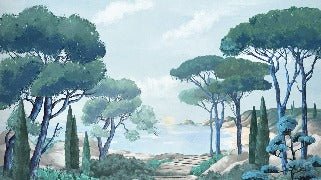 Carta da parati passeggiata nei torrenti