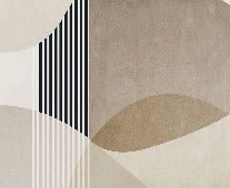 Carta da parati con forme creative