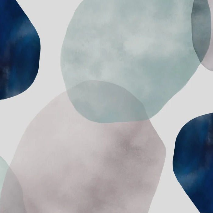 Carta da parati cerchio astratto acquerello