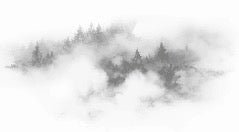 Sfondo grigio nebbia delle cime