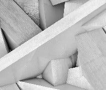 Carta da parati in cemento dal design architettonico 3D