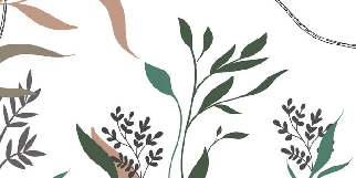 Carta da parati ginkgo artista floreale