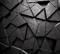 Carta da parati 3D Black Perspective
