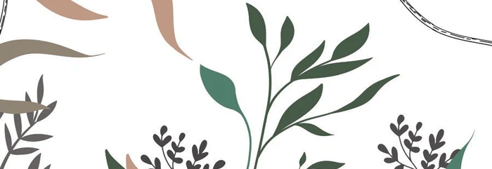 Carta da parati ginkgo artista floreale