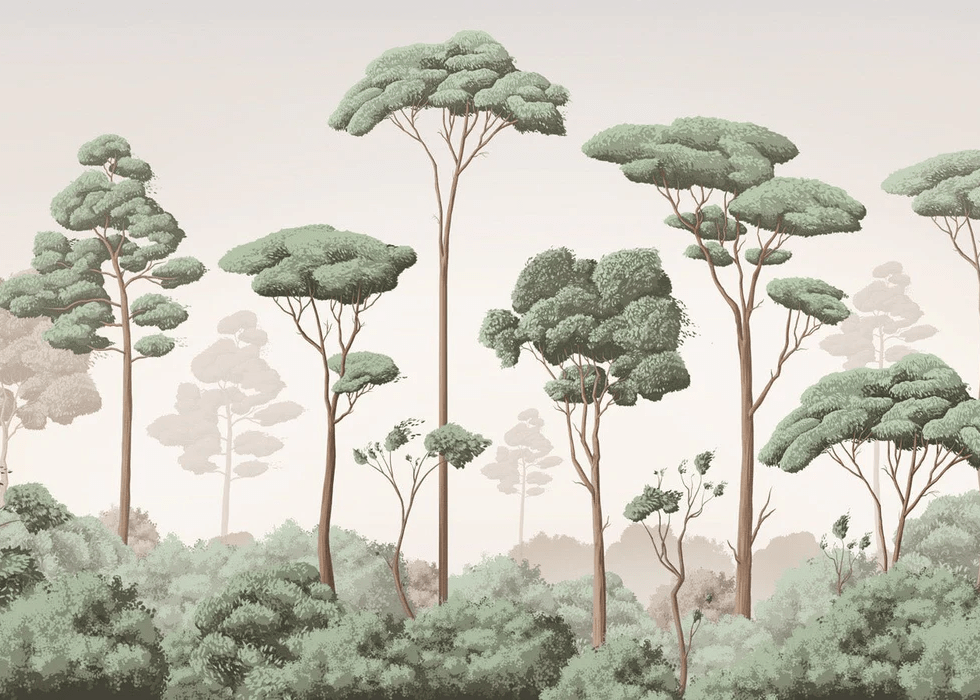 Carta da parati Brezza leggera nella pineta