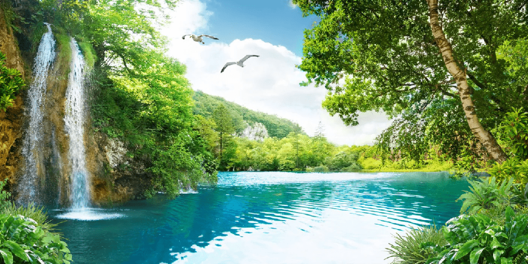 Carta da parati Cascata relax