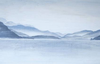 Carta da parati Annecy | Les Bleus du Lac®
