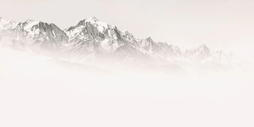 Tapete Nebliger Morgen Mont Blanc, XXL, tendance