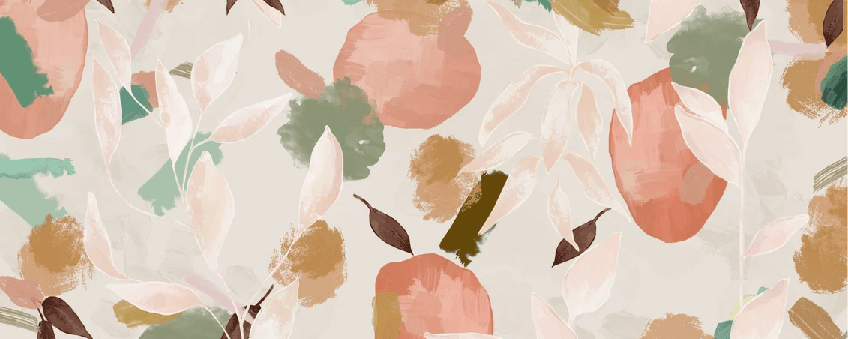 Carta da parati bloom & brush