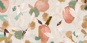 Carta da parati bloom & brush