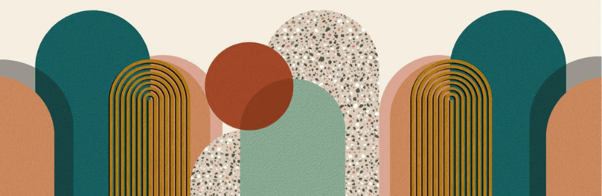 Carta da parati Art pop decorativa grafica di tendenza