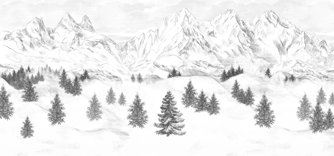 Carta da parati Aiguilles d'Arves