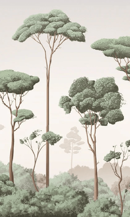 Carta da parati Brezza leggera nella pineta