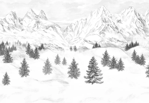Carta da parati Aiguilles d'Arves