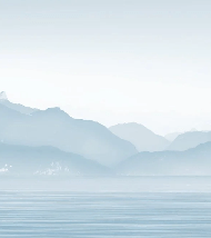 Carta da parati Annecy e il suo tranquillo lago