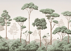 Carta da parati Brezza leggera nella pineta