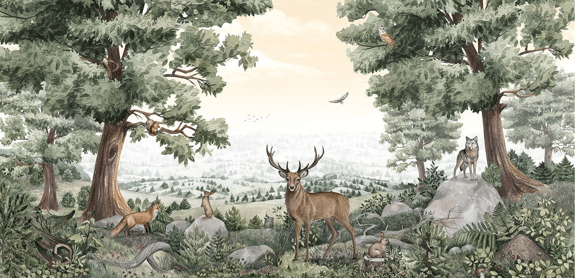 Carta da parati vita degli animali