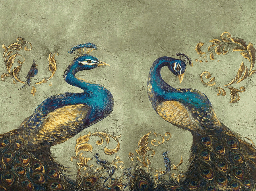 Carta da parati Vintage Peacock