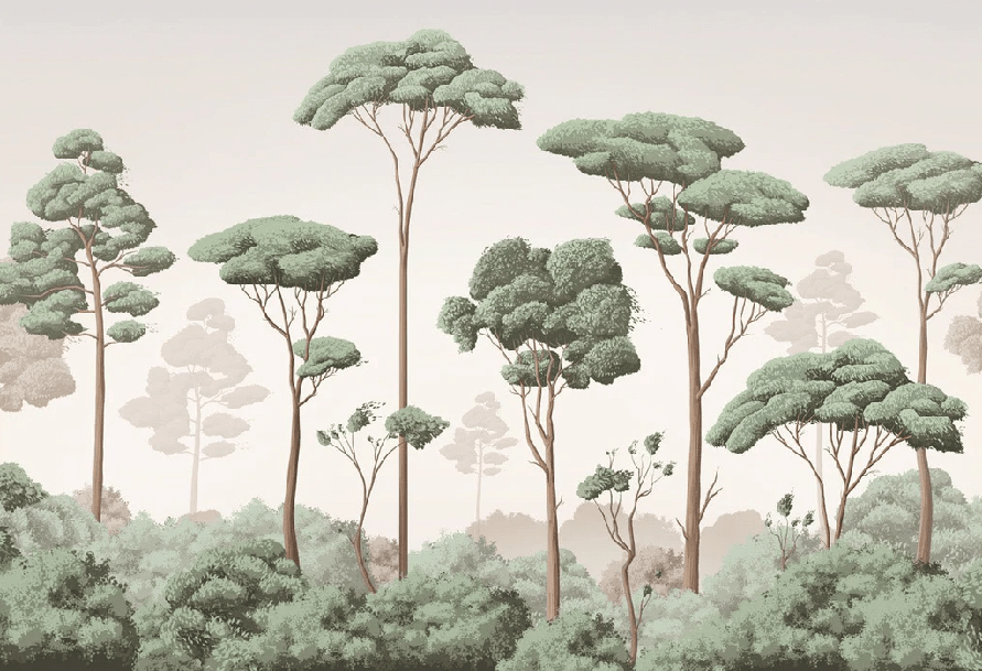 Carta da parati Brezza leggera nella pineta