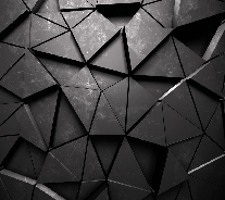 Carta da parati 3D Black Perspective
