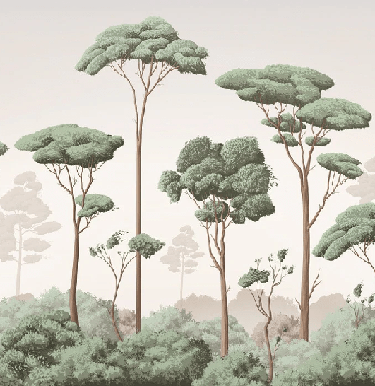 Carta da parati Brezza leggera nella pineta