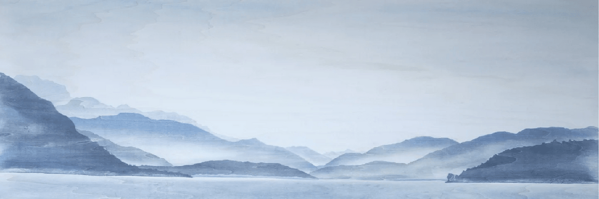 Carta da parati Annecy | Les Bleus du Lac®